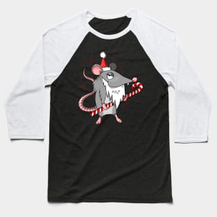 christmas rat Baseball T-Shirt